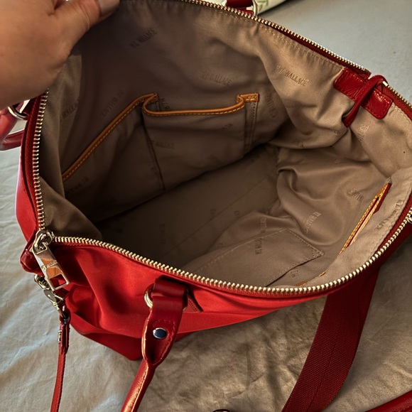 Cherry red MZ Wallace Chelsea crossbody handbag. Like new! - Picture 3 of 6